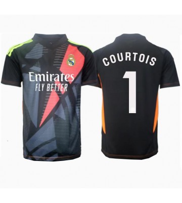 Real Madrid Thibaut Courtois #1 Målvakt Bortatröja 2024-25 Kortärmad